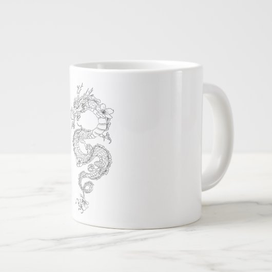 Dragon Jumbo-Tasse (Vorderseite Rechts)