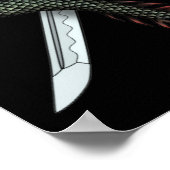 Dragon katana3 poster (Ecke)