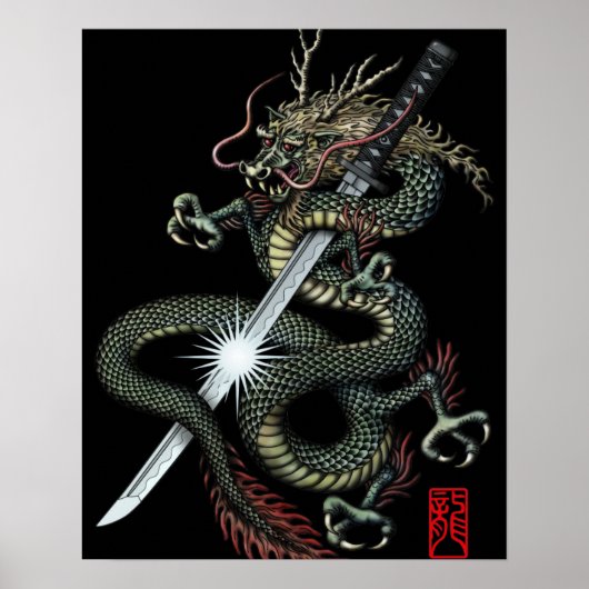 Dragon katana3 poster (Vorne)