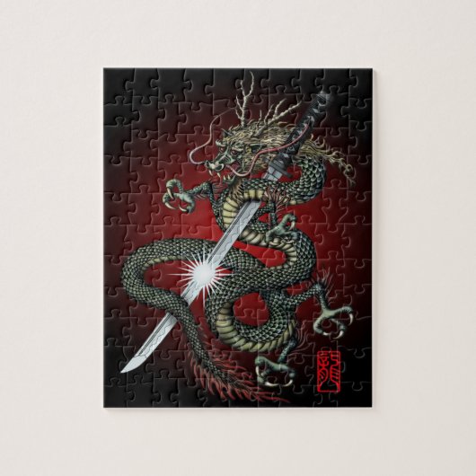 Dragon katana3 puzzle (Vertikal)