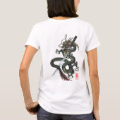 Dragon katana3 T-Shirt (Rückseite)