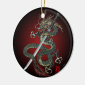 Dragon katana keramik ornament (Links)