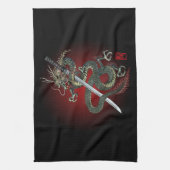 Dragon katana küchentuch (Vertikal)