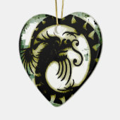 Dragon Keramik Ornament (Links)