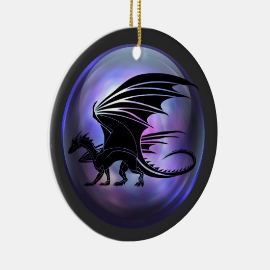 Dragon Keramik Ornament (Rechts)