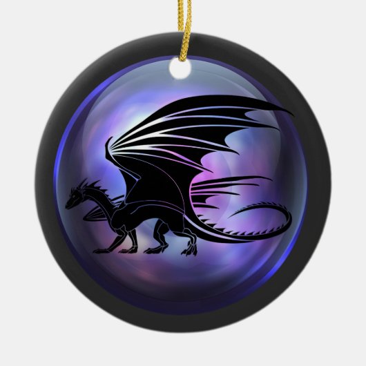 Dragon Keramik Ornament (Vorne)