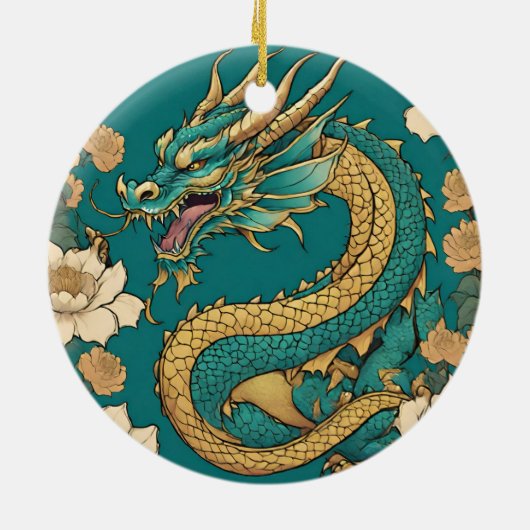 Dragon Keramik Ornament (Hinten)