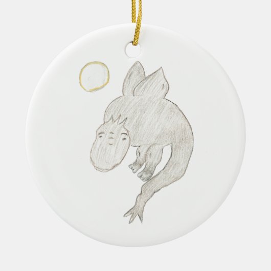 Dragon Keramik Ornament (Vorne)
