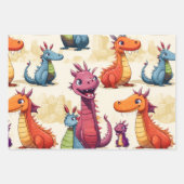 Dragon Kids Geschenkpapier Set (Vorderseite 3)