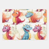 Dragon Kids Geschenkpapier Set (Vorderseite 2)