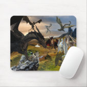 Dragon King - Die Fantasie der Ansammlung Mousepad (Mit Mouse)