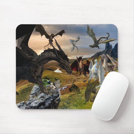 Dragon King - Die Fantasie der Ansammlung Mousepad (Mit Mouse)