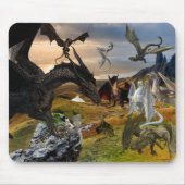 Dragon King - Die Fantasie der Ansammlung Mousepad (Vorne)