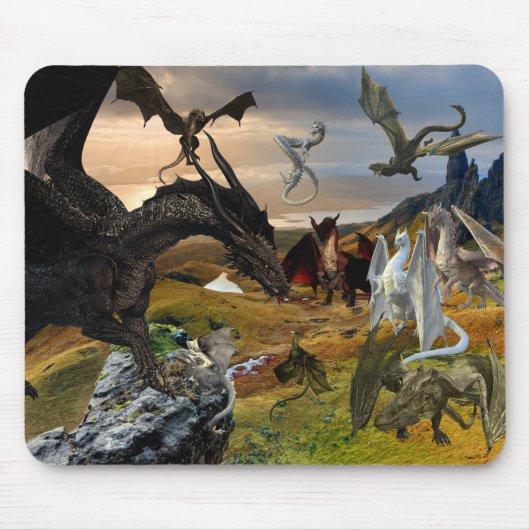 Dragon King - Die Fantasie der Ansammlung Mousepad (Vorne)