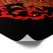 Dragon King Print Poster (Ecke)