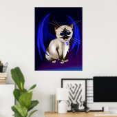 Dragon Kitty Poster (Heimbüro)