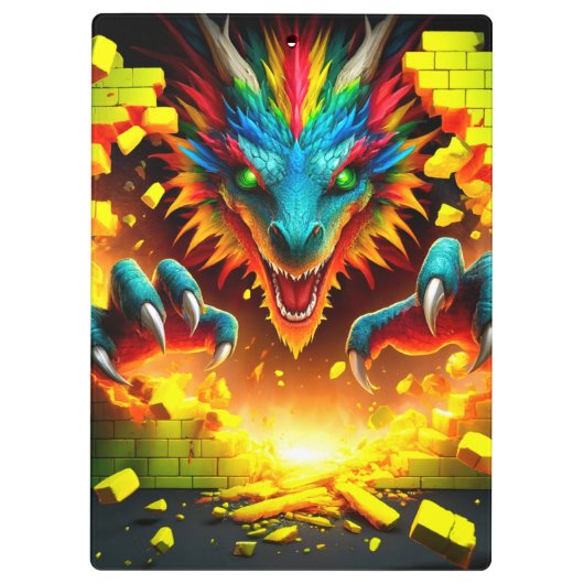 Dragon Klemmbrett (Rückseite)