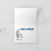 Dragon Knight 4th Birthday Fill-in-Einladung Einladung (Innenseite)