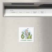 Dragon Knight 6. Geburtstag Magnet (In Situ (Geschirrspüler))