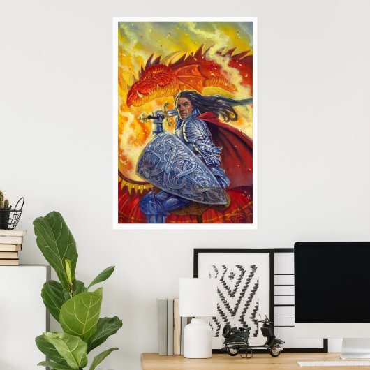 Dragon Knight Poster (Heimbüro)