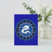 Dragon Knot Postkarte (Stehend Vorderseite)