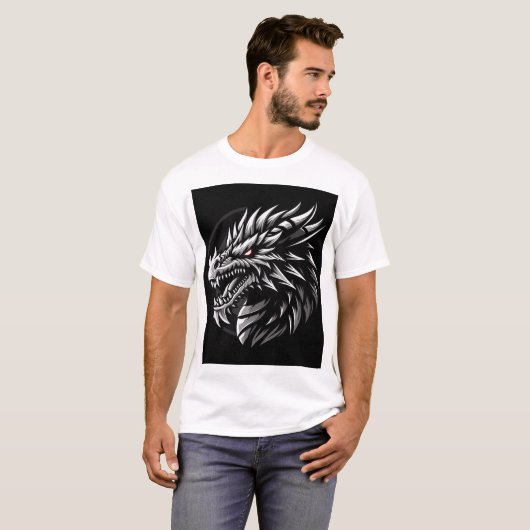 DRAGON-KOPF T-Shirt (Vorne ganz)