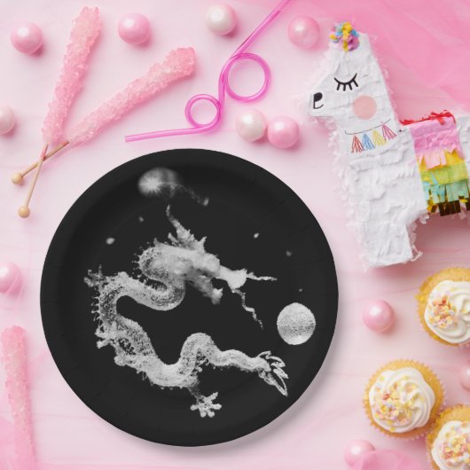 Dragon - Kristalldrache Lore, Geburt des Drachen Pappteller (Party)