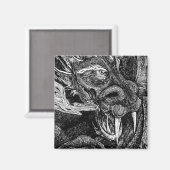 Dragon Kühlschrankmagnet (Vorderseite/Rückseite)