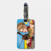 Dragon Lady Gepäckanhänger (Rückseite vertikal)