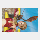Dragon Lady Geschirrtuch (Horizontal)