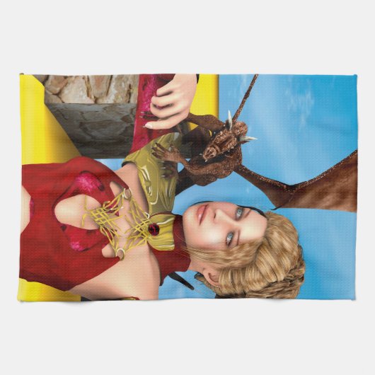 Dragon Lady Küchentuch (Horizontal)