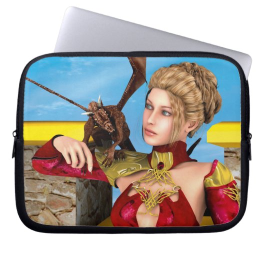 Dragon Lady Laptopschutzhülle (Vorderseite)