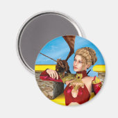 Dragon Lady Magnet (Vorderseite/Rückseite)