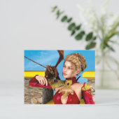 Dragon Lady Postkarte (Stehend Vorderseite)