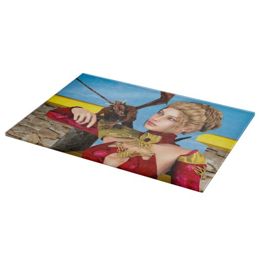 Dragon Lady Schneidebrett (Ecke)