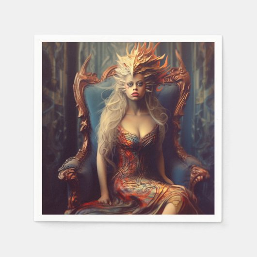 Dragon Lady Serviette (Vorderseite)