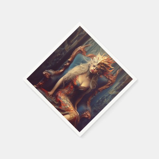 Dragon Lady Serviette (Ecke)