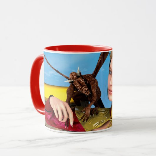 Dragon Lady Tasse (Vorderseite Links)