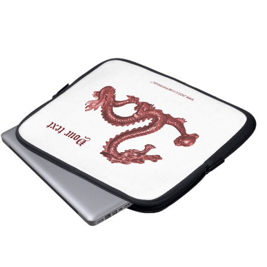 Dragon Laptop Sleeve (Vorne Knopf)