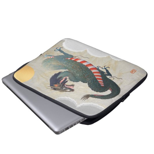 Dragon Laptopschutzhülle (Vorne Knopf)
