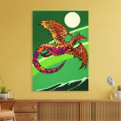 Dragon Leinwanddruck (Insitu (Wohnzimmer))