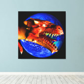 Dragon Leinwanddruck (Insitu (Holzboden))