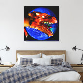 Dragon Leinwanddruck (Insitu (Schlafzimmer))