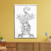 Dragon Leinwanddruck (Insitu (Wohnzimmer))