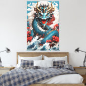 Dragon Leinwanddruck (Insitu (Schlafzimmer))