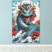 Dragon Leinwanddruck (Insitu (Holzboden))