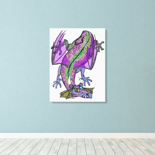 Dragon Leinwanddruck (Insitu (Holzboden))