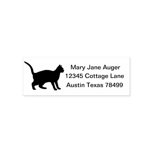 Dragon Li Cat Personalisierte Selbstadresse Permastempel (Design)