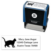 Dragon Li Cat Personalisierte Selbstadresse Permastempel (Beispiel)