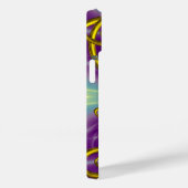 DRAGON-LIEBE, GOLD-ZELLTIKKNOTEN-ZEICHEN, Lila Case-Mate iPhone Hülle (Rückseite / Rechts)